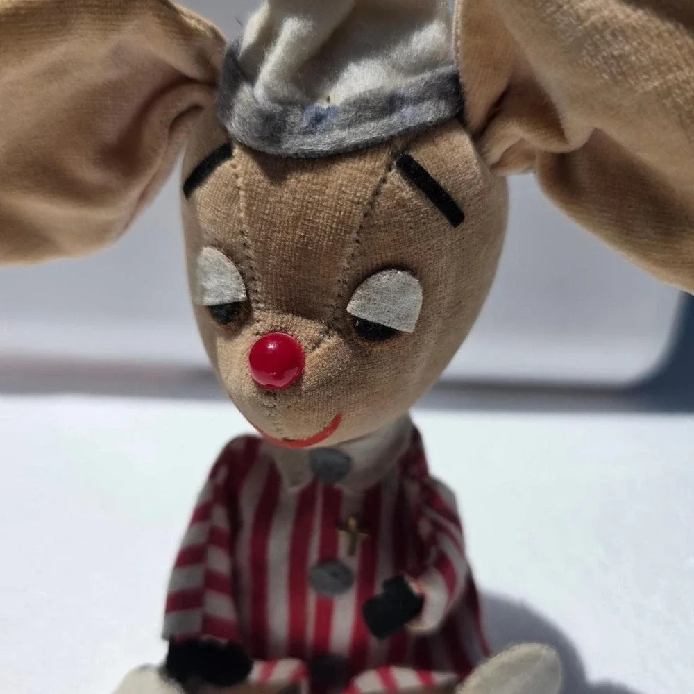 Vintage Dakin Dream Pets Mouse Stuffed Plush Animal Japan Sleepy Bedtime